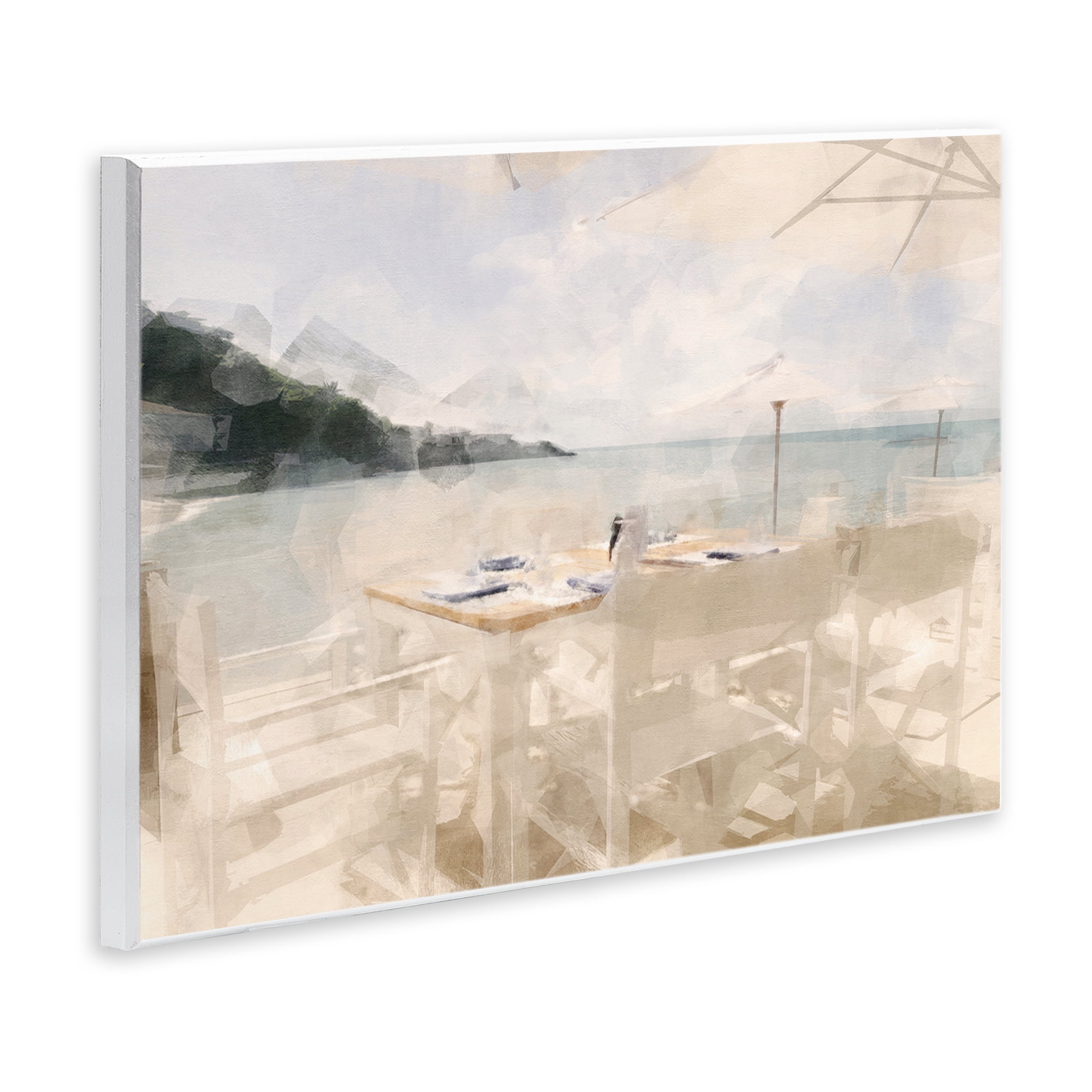 Stupell Industries Table By The Sea Wall Plaque Art, design by Noah Bay