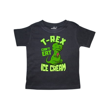 

Inktastic Dinosaur Ice Cream Funny Gift Toddler Boy or Toddler Girl T-Shirt