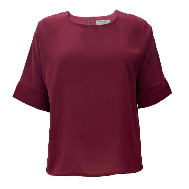 GEORGE G BLUSA CUELLO REDONDO MC BASICA POLI