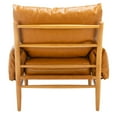 thumbnail image 7 of SAFAVIEH Oslo Beige/Light Brown Upholstered Tufted Arm Chairs (34.7 in. W x 32.1 in. D x 37.1 in. H), 7 of 7