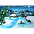 thumbnail image 1 of Tapis de Porte d'Arbre de Noël&44; 18 x 26 Po., 1 of 1