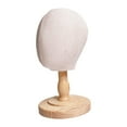 thumbnail image 3 of Toysmith Stand for Kids Mannequin Head Portable with Wood Base Multifunctional Hat Holder Dome Model Head for Household Barbershop 50cm, 3 of 9