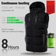 thumbnail image 3 of Chaleco calefactable Chaleco calefactor eléctrico USB Chaqueta calefactora lavable para acampar al aire libre senderismo, 3 of 10