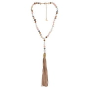 The Pioneer Woman - Women's Jewelry, Multi-Bead Tassel Y-Necklace