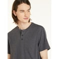 thumbnail image 4 of George Men’s & Big Men's Henley Tee with Short Sleeves, Sizes S-3XL, 4 of 4