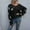 Black, variant on Fall Sweater for Women 2022 Vintage Knit Sweater Star Print Sweater V Neck Ragged Sweater Fringe Tassel Frayed Sweater Women Sweaters Clearance Cheap
