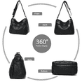 thumbnail image 5 of Crossbody Bags for Women Waterproof Shoulder Bag Messenger Bag Casual PU Leather Ladies Purse Handbag Cross Body Hand Bag, 5 of 6