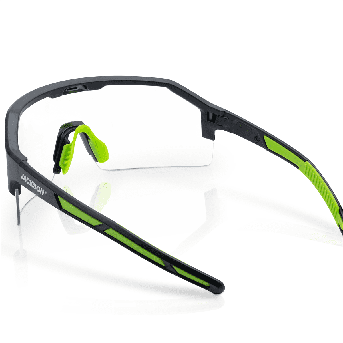 Jackson Safety Safety Glasses - MAXVIEW+ Series - Clear Lens - Black Frame - STA-CLEAR Anti-Fog