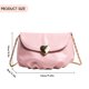 thumbnail image 2 of Bolso de hombro para mujer Bolso bandolera de cuero PU Bolso bandolera elegante con cadena (Rosa), 2 of 7
