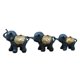 thumbnail image 1 of 3 estatuas de elefante de resina, adorno decorativo de elefante, decoración de mesa para el hogar Azul, 1 of 9