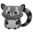 thumbnail image 1 of Taza de cerámica con diseño de mapache, taza de café, taza de agua con diseño de animal adorable, taza de cerámica para té y bebida., 1 of 5