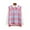 Pink, variant on Women's Fashion Diamond Plaid Sleeveless V-Neck Loose Knitted Sweater Vest, Student College Style for Casual Wear,Green,M