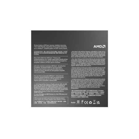 AMD｜エーエムディー AMD Ryzen 5 8400F BOX with Wraith Stealth Cooler(国内正規品) 100-100001591BOX 返品種別B