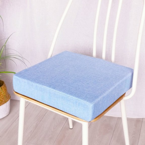 Velvet Cushion Pad | Sofa Cushion & Window Seat Cushion | 40x40x3 cm Square Foam Cushion for Tatami, Floor, Bench, and Chair | Removable Washable Cover for Home, Living Room, and Patio