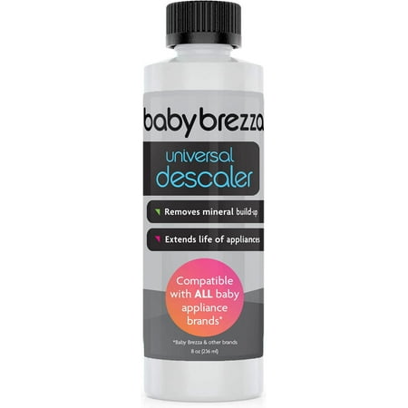 Baby Brezza Descaler 8 oz. Made in USA. Universal Descaling Solution for Baby Brezza and Other Baby appliances. Removes Mineral Build-up and extends Your Machine’s lifespan.
