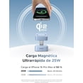 thumbnail image 2 of MagFlow 25W Qi2.2 Cargador Inalámbrico Plegable Magnética, 2 en 1 Cargador Magsafe, Soporte de Carga Inalámbrico Compatible con iPhone 17 Pro MAX 16 15 14 13 12, AirPods, Cable de 1M, 2 of 13