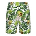 thumbnail image 6 of Naloa Green Tropical Men's Beach Shorts, Surfing shorts, Swim trunks, Quick Dry Swim Trunks for Surfing Beach Fun - XX-Large, 6 of 9