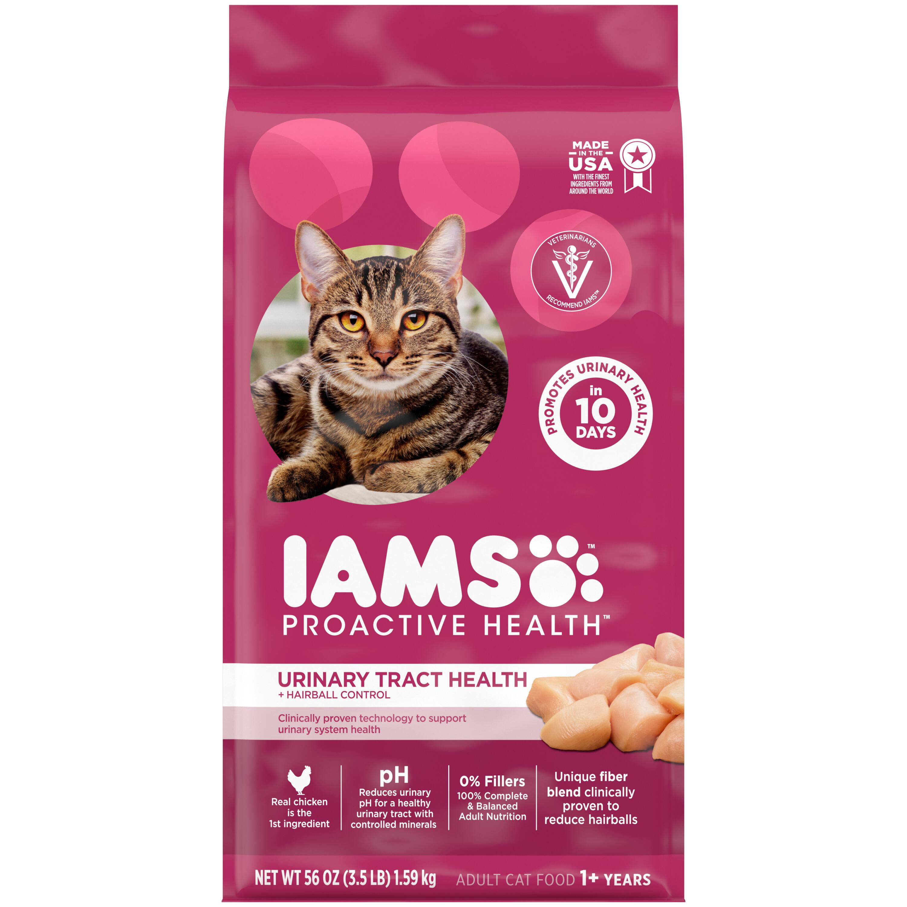 Iams Proactive Health Adult Chicken Dry Cat Food for Urinary Tract Health, 3.5 lb Bag