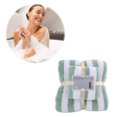 thumbnail image 4 of JOGZMZ 2-Piece Velvet Bath Towel Set for Adults - Super Absorbent Luxury Bath & Face Towels (29.5x47 in & 11.8x22.4 in), Ultra Soft Spa Bathroom Towels, 4 of 9