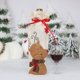 thumbnail image 2 of Kearding Cubiertas navideñas para decoración de botellas de vino con cordón, bolsa de almacenamiento de champán, de cena para Hotel, Muñeco de nieve, 2 of 6