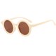 thumbnail image 2 of Verano niños niña niño gafas de sol niños gafas de sol redondas UV400 beige Ndcxsfigh Para Estrenar, 2 of 4