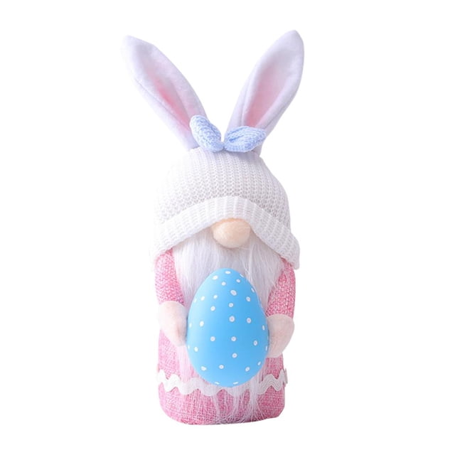 Conejito De Pascua, Muñeco Enano Con Huevo, Muñeco De Hada, Muñeco Sin Rostro De Pascua, Peluche De Pascua, Conejito Enano, Decoración De Fiesta Familiar matsuzay FN006809-03