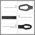 thumbnail image 2 of Shisuyan 1Pcs Portable MultiFunction Wrench Carbon Steel Black SelfTightening Tool for Machine Repair, 2 of 8