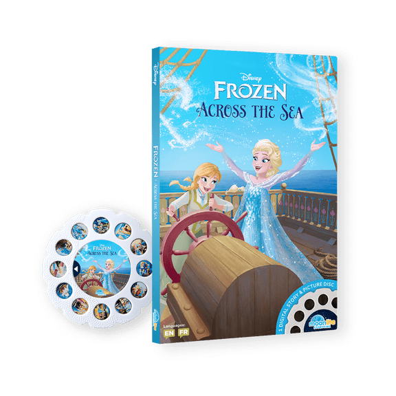 Moonlite Storytime Frozen Across The Sea Story Reel, Interactive Early Learning for Kids Age 1 to 4