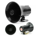thumbnail image 4 of 3 Sounds Auto Megaphone Universal Car Alarm Horn Warning Siren 3-Tone Sound Auto Megaphone  Speaker 115dB 50W, 4 of 8