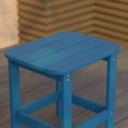 thumbnail image 4 of Merrick Lane Poly Resin Indoor/Outdoor All-Weather Adirondack Side Table in Blue, 4 of 12