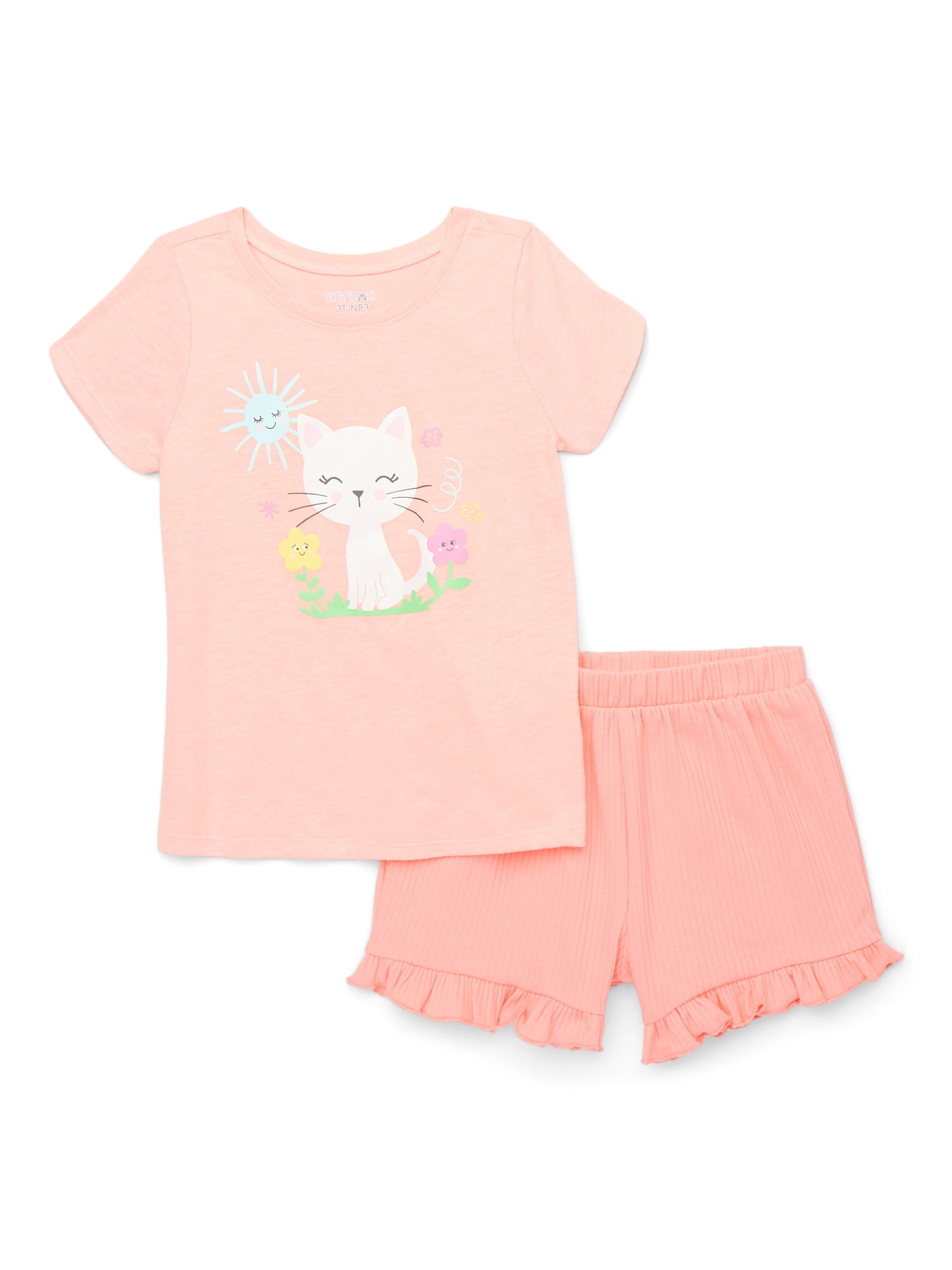 Garanimals Toddler Girl Mix and Match Outfits Kid-Pack, 6-Piece, Sizes 18M-5T