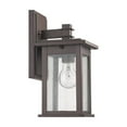 thumbnail image 3 of CHLOE Lighting TRISTAN Transitional 1 Light Rubbed Bronze Outdoor Wall Sconce 12" Height, 3 of 3