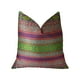 thumbnail image 1 of Almohada de lujo Plutus Avalanche hecha a mano verde magenta y azul Doble cara 16 x 16, 1 of 2