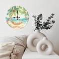 thumbnail image 6 of Tropical Beach Hammock Girl Summer Wall Clock Home Decor 10-Inch Silent Wooden Wall Clock, Battery Operated (AA Batteries Not Included), Artistic Home Decor, 6 of 8