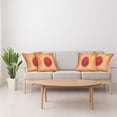 thumbnail image 3 of Ambesonne Japanese Throw Pillow Cover 4 Pack, Ninjas Vintage Sunset, 16", Mustard and Purple, 3 of 5