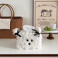 thumbnail image 7 of Plush Dog Tissue Box Cover Cartoon Tissue Holder Tissue Dispenser Organizer Box Cute Plush Paper Holder Napkin Box for Car Home Office, 7 of 7