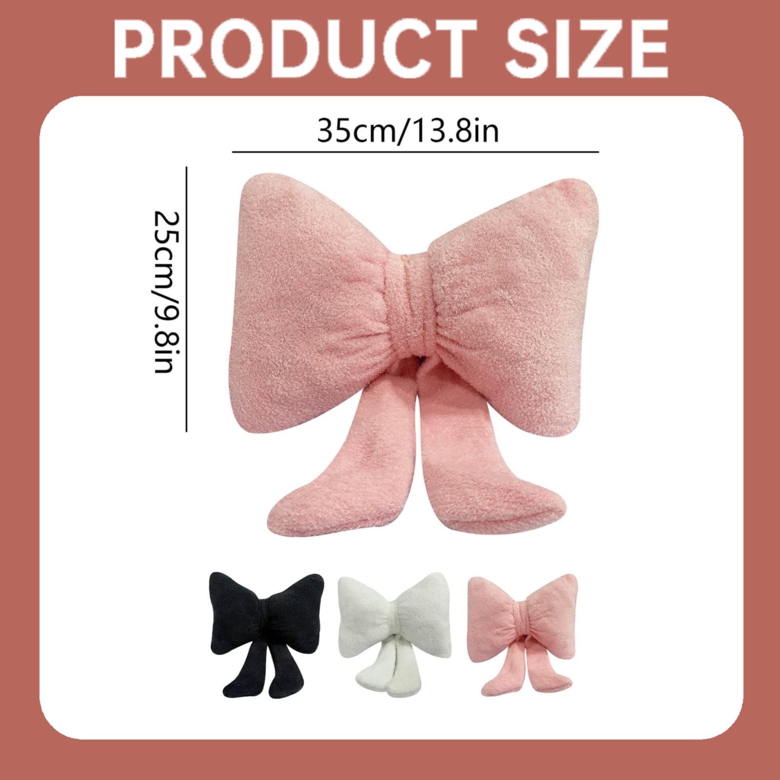 Bowknot Throw Pillows Bow Decorative Pillow Aesthetic Home Decor Knot Plush Pillows Soft Seat Cushions Cute Throw Pillow for Bed, Couch, Sofa, Living Room, Girls Room Decor