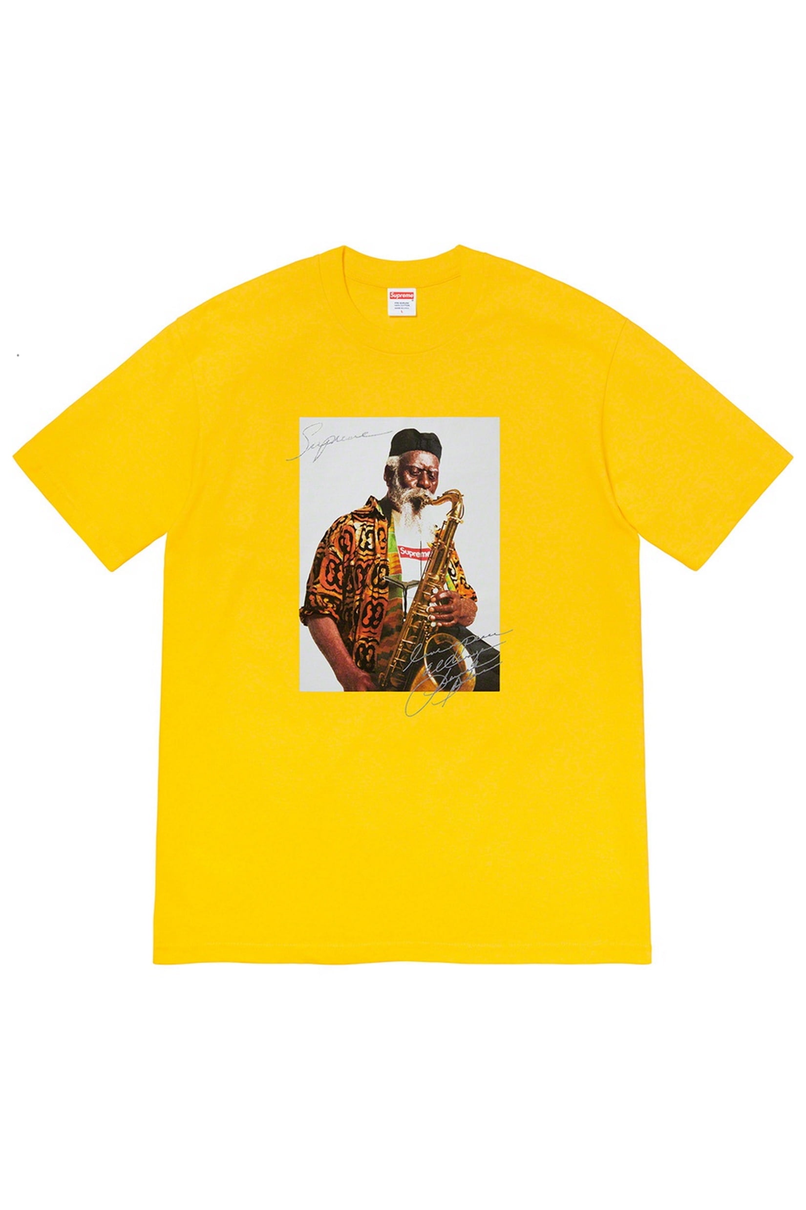 supreme pharoah sanders tee white