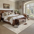 thumbnail image 3 of BERTHMEER 5'x7' Area Rugs for Living Room Bedroom Kitchen Rugs Non Slip Washable Brown Vintage Oriental Dorm Office Dining Room Distressed Throw Rugs, 3 of 7