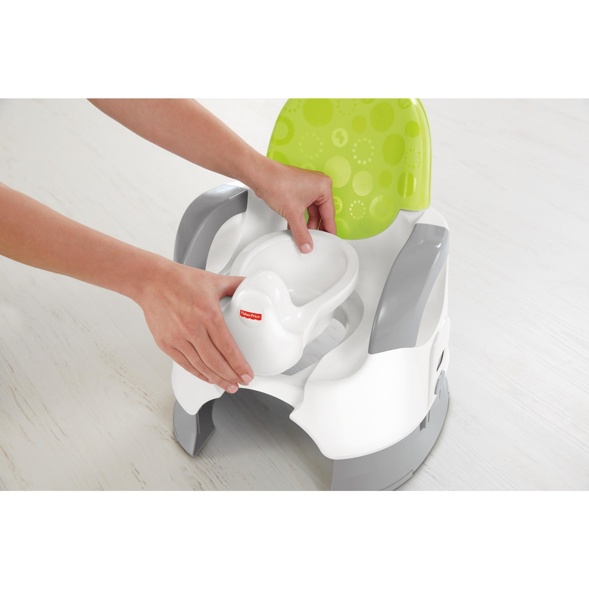 Fisher-Price Custom Comfort Adjustable Potty Training Seat, Green