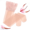 thumbnail image 5 of Women's Thigh High Stockings Lace Top Sheer Thigh High Silk Stockings Over The Knee Socks, 5 of 6