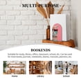 thumbnail image 7 of Pofeuu Cool Cat Pink Sunglasses Print Large Bookend Hold Heavy Books- Wood Bookends for Heavy Books Heavy Duty Book Ends Wood Bookends for Office Desk Non-Skid, 7 of 7