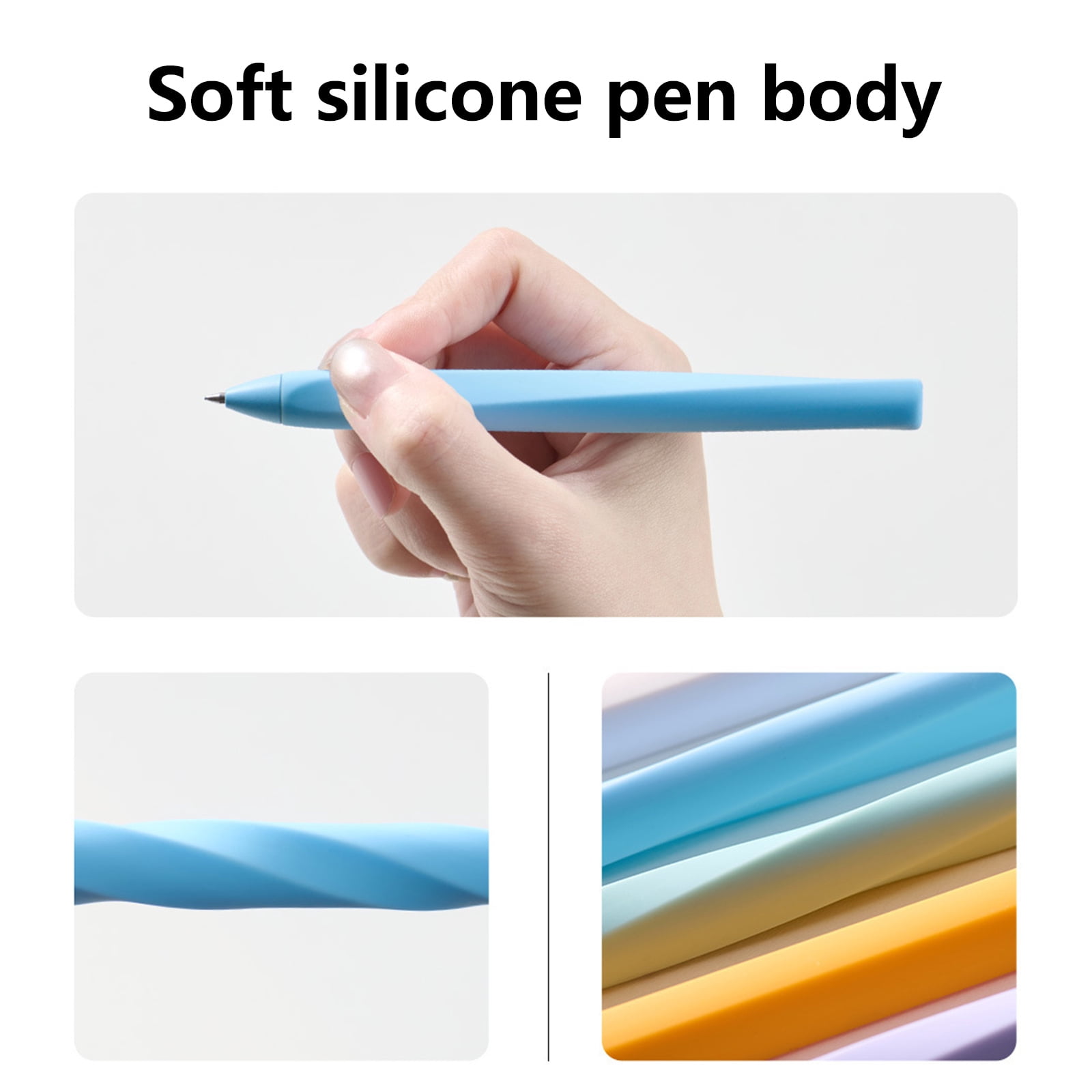 Rolling Pen Quick Dry Inks 0.5mm Fine Point Gel Liquid Inks Pens Roller Signatures Pen for Writing Journaling