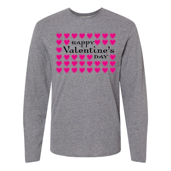 Inktastic Happy Valentine's Day Long Sleeve T-Shirt