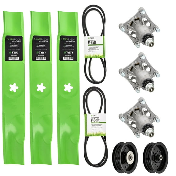 8TEN Blade Spindle Belt Idler Kit for Husqvarna 48 inch YTH 2448 MK1005406