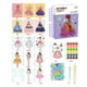 thumbnail image 1 of Libros de actividades temáticas de vestir, libros de pegatinas de muñecas, tablero de empuje para niñas, fabricación de ropa DIY para niños de juguete violeta Hugo  Pegatina Actividad Libros, 1 of 8