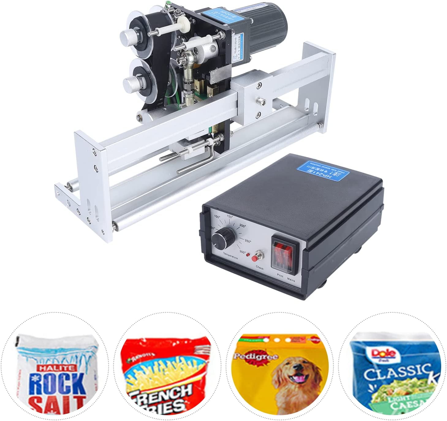 Fichiouy HP-241 Electric Thermal Tracking Ribbon Coding Machine MFG EXP Date Batch Number Coder 105W