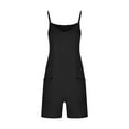 aoksee Womens Summer Casual Sleeveless Rompers Loose Spaghetti Strap