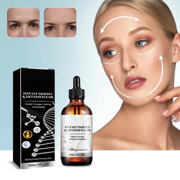 Aceite lifting facial rápido Aceite reafirmante facial Aceite reafirmante facial Aceite antiarrugas Aceite lifting facial 30 ml Aceites esenciales faciales