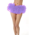 thumbnail image 1 of BellaSous Tutu estrecho para adultos para disfraces de Halloween, elfo de Navidad, tutú de princesa y ballet, florista o carrera divertida (extragrande, lila) BellaSous 420-LI-QU, 1 of 1
